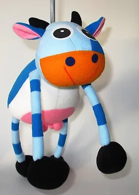 £14.99 • Buy Bouncy Brightly Coloured Baby Cow Childrens Ceiling Decoration Mobile On Spring