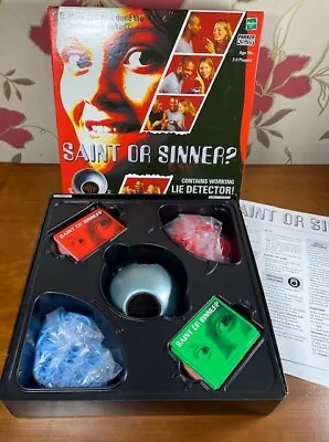 Saint Or Sinner Parker Games Working Lie Detector - Vintage Adult Party Game • £3.49