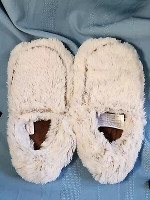 Warmies Slippers Microwavable Plush Lavender Scented Womens Slippers NEW NO BOX • $24