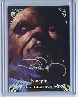 2018 UD Marvel Masterpieces Kingpin Silver Spectrum /10 Simone Bianchi Auto • $179.95