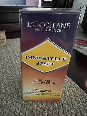 Loccitane Immortelle Overnight Reset Oil In Serum • $50