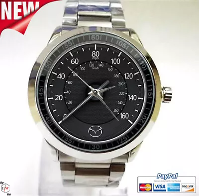 NEW! Men Quartz Watch Custom Mazda Cx 5 Speedometer Stainless Steel Wristwatches • $21.99