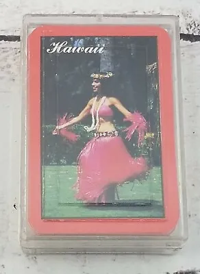 Miniature Vintage Hawaiian Dancing Hula Girl Playing Cards Hawaii Complete  • $33.72