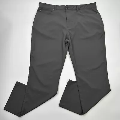 PGA Tour Grey Regular Fit Stretch Straight Leg Men's Size 36x30 Golf Pants • $13.89