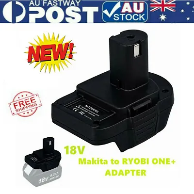 $20.98 • Buy AU For Makita Battery LXT BL1850 BL1860 Adapter To RYOBI 18V Li-ion Power Tools