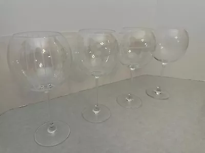 Set Of (4) - Mikasa Cheers Balloon Wine Glasses Goblets - 9  Tall • $24.75