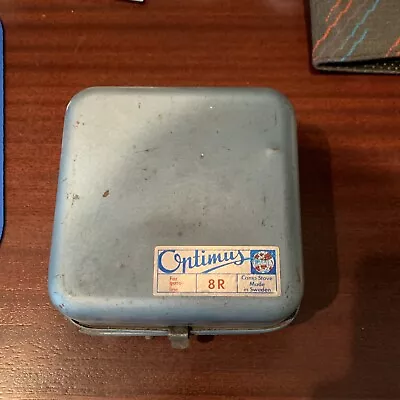 Vintage Optimus 8R Gasoline Made In Sweden Camping Hiking Stove • $55