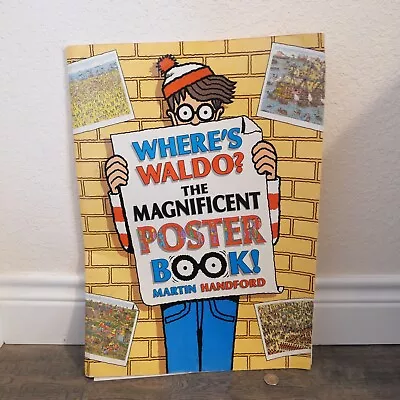 Vintage 1991 Where's Waldo? The Magnificent Poster Book - Huge Size • $29.99