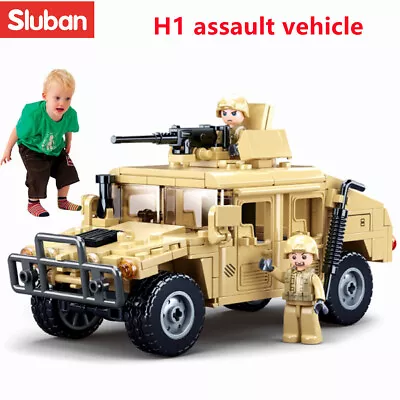 Hummer H1 Military Army Tactical Assault Vehicle Toy Building Blocks Educational • $31.99