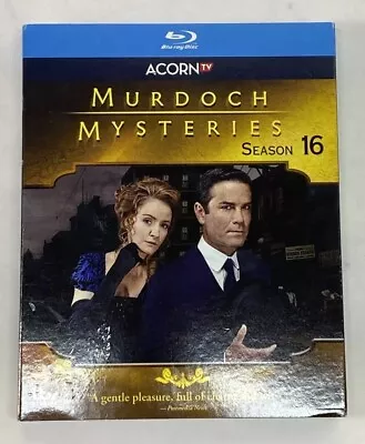 Murdoch Mysteries Season 16 (Blu-ray) Yannick Bisson Jonny Harris Helene Joy • $10.50