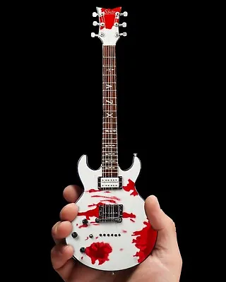 Zacky Vengeance Blood Splat Schecter Mini Guitar Replica 1:4 Scale Model • $36.99