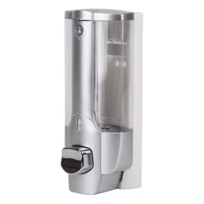 £5.49 • Buy Soap Dispenser Wall Mounted Liquid Bathroom Hand Soap Shower Gel Shampoo