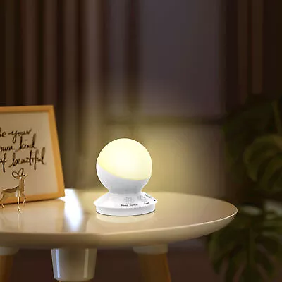 DC 5V Rechargeable Bedside Lamp Voice-activated Color Atmosphere Light  • $10.54