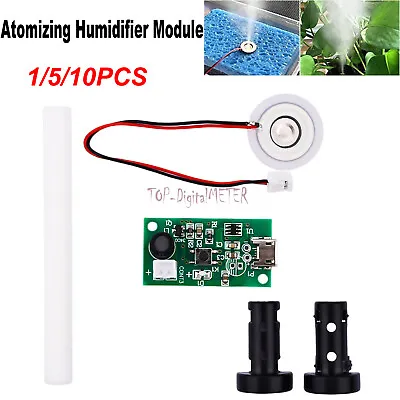 Micro USB Ultrasonic Mist Maker Atomizing Fogger DIY Humidifier Circuit Board 5V • $6.49