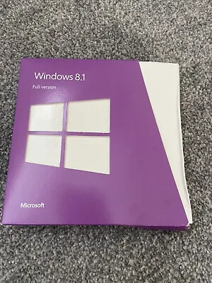 £65 • Buy Microsoft Windows 8.1 Full Version 32/64-bit (DVD)