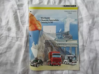 Karcher Cleaning Equipment Catalog Brochure Pressure Washers Vacuum Cleaners • $17.99