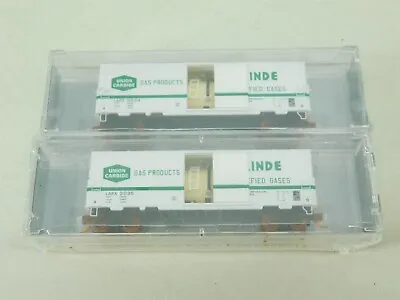 N Scale Micro-Trains MTL NSE 12-10 Linde Union Gasses Box/Tank 2-Car Set SEALED • $99.95