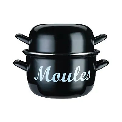 KitchenCraft World Of Flavours Mediterranean Standard Mussels Pot 18cm NEW • £18