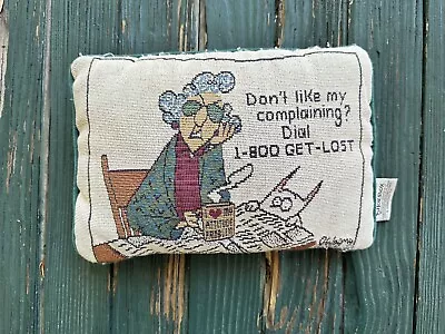 Funny Throw Pillow  Shoebox Maxine 12 X 8 • $15.98