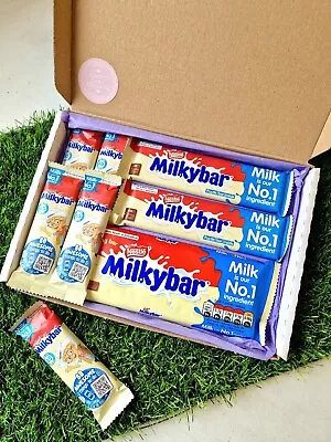 Milkybar Chocolate Hamper Milkybar Gift Box Chocolate Gift Milkybar Birthday • £9.99