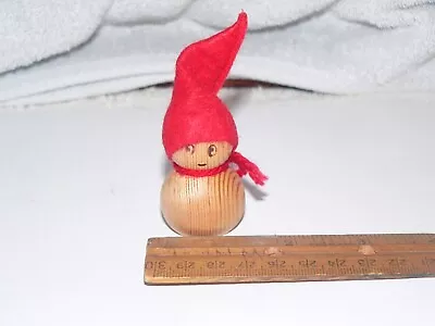 Rare Vintage Wooden Elf From Aarikka Finland • $22.99