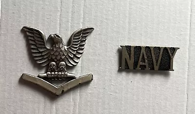 Lot  Of Two (2) United States US Navy Military Pins • $11.99