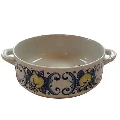 Vintage Villeroy And Boch Cadiz Soup Bowl With Handles Germany • $20