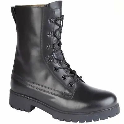 £69.99 • Buy Combat Assault Boot Black Leather British Army Style Combat Cadet Boot ~ New