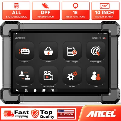ANCEL X7 HD Heavy Duty Truck DPF Regen Scanner All System Diesel Diagnostic Tool • $679