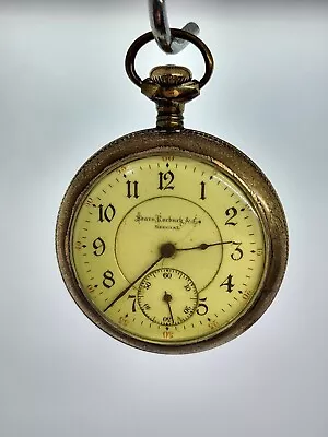 Antique Washington Sears Monroe Pocket Watch 1908 172 16s 11j 10yGF M5 Parts/Rep • $68