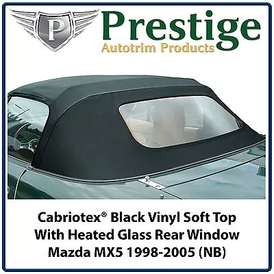 Mazda MX5 MX-5 Mk2 (NB) Glass Window Vinyl Soft Top 1998-2005 • $1040.60