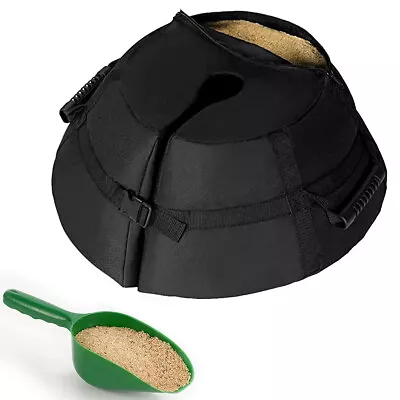 Umbrella Base Weight Round 600D Heavy Duty Sand Bags Weatherproof Stand Baseཊ • $29.21