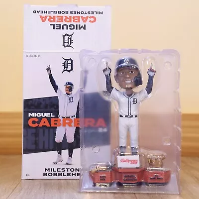 Miggy Bobblehead  2023 Miguel Cabrera Milestones Detroit Tigers 6/10/23 NEW • $20.50