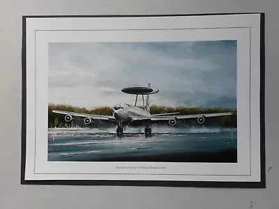 Military Aviation Print-   Boeing E-3a Sentry • £2.50