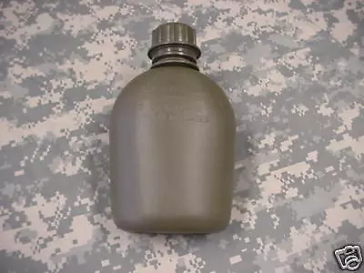 New Us Military 1 Qt Plastic Canteen Od Green W/clip • $4.99