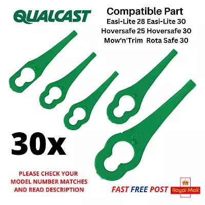 QUALCAST Easi-Lite 28  Easi-Lite 30  Lawnmower Cutting Blades FAST POST X 30 • £10.45