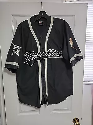 VINTAGE METALLICA PUSHEAD EMBROIDERED BASEBALL JERSEY GIANT SIZE L Cotton • $120