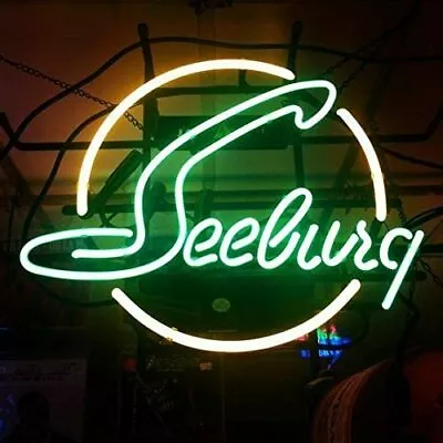 New Seeburg Jukebox Neon Light Lamp Sign 20 X16  Real Glass Beer Bar Handmade • $134