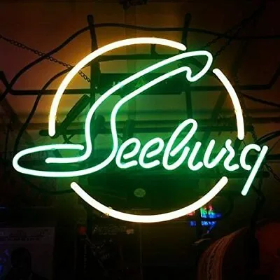 New Seeburg Jukebox Neon Light Lamp Sign 20 X16 Real Glass Beer Bar Handmade • $143