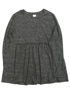 Womens Long Sleeved Heather Gray Ruffled Maternity Top Tee Shirt T-Shirt • $16.99