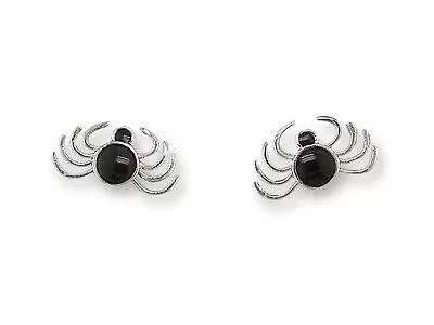Zarah Julie Mammano Spider Silver & Enamel Post Earrings • $17.99