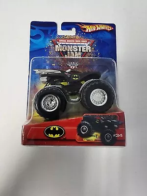 Monster Jam Hot Wheels Batman #34 1:64 RARE 2006 SEALED Batmobile DC Comics • $21.99