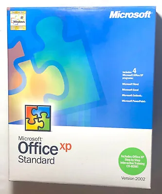 Microsoft Office XP Standard Version 2002 PC Computer Software Complete • $42