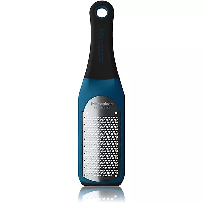 Microplane Artisan Series Fine Cheese Grater And Zester Blue • $12.50