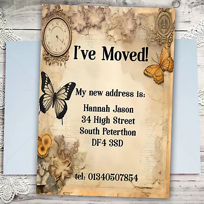 10 Personalised Moving Address Cards I Have Moved Cards We've Moved Cards A6 • £3.38