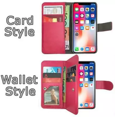 Leather Flip Case Wallet Cover Stand For Apple IPhone 7 6S 6 Plus 5S 5C 5 4 SE 8 • $9.45