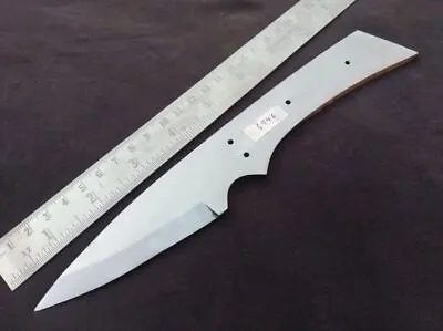 9  HAND MADE Chopper Spring Steel Hunting Knife Blank Blade 6946 • $25.27