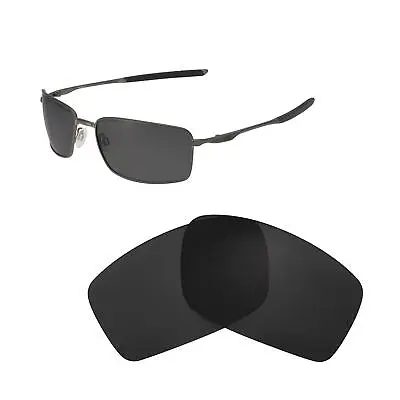 $17.99 • Buy New Walleva Black Polarized Lenses For Oakley Square Wire II (OO4075 Series)