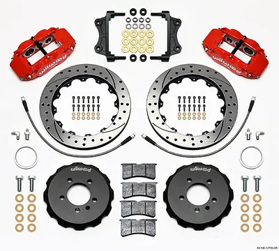 Audi A3VW GolfGTI Wilwood Superlite 6R Front Big Brake Kit -13  Drilled Rotors • $2016