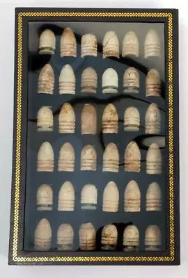 Civil War Bullet Relic Display Case - Hold 36 Civil War Bullets (Bullets Not Inc • $15.99